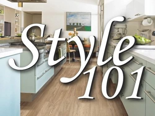 Style 101 cover image of a kitchen with hardwood flooring from Wholesale Flooring and Blinds in Casper, WY